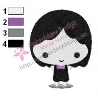 Baby Marceline Adventure Time Embroidery Design